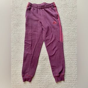 Adidas women’s maroon sweatpants